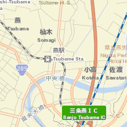 Tsubame Street Map