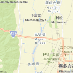 Kitakata Street Map