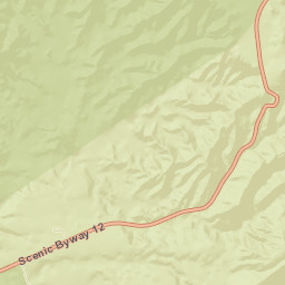 State Highway 12, Grand Staircase-Escalante National Monument Street Map