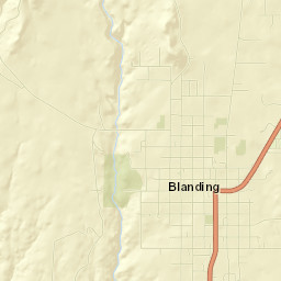 Blanding Street Map