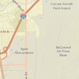 McConnell AFB Street Map
