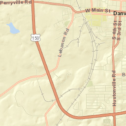 Danville Street Map