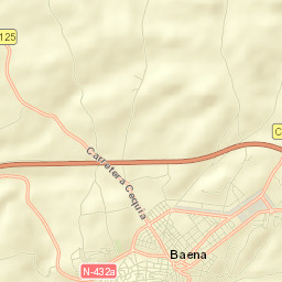 Baena Street Map