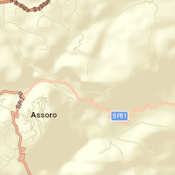 Assoro Street Map