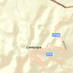 Centuripe Street Map