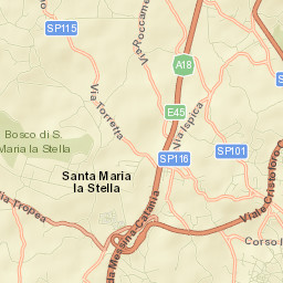 Santa Maria la Stella Street Map