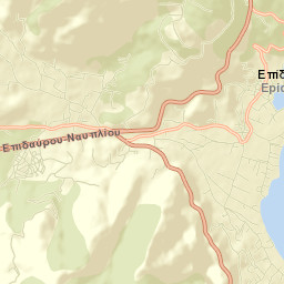 Palaiá Epídavros Street Map