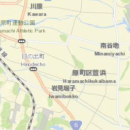 Minami-Sōma Street Map