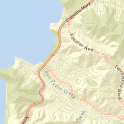 Pacifica Street Map