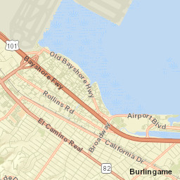 Millbrae Street Map