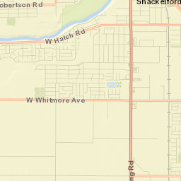 Bret Harte Street Map
