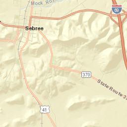 Sebree Street Map