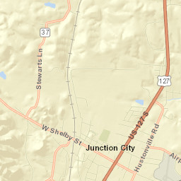 Junction City Street Map