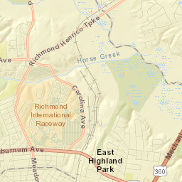 East Highland Park Street Map