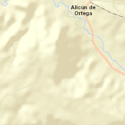 Alicún de Ortega Street Map