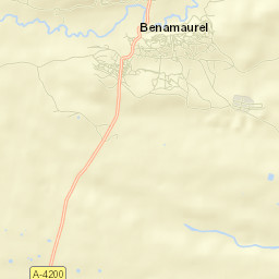 Benamaurel Street Map