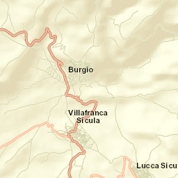 Villafranca Sicula Street Map