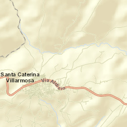 Santa Caterina Villarmosa Street Map
