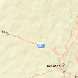 Belpasso Street Map
