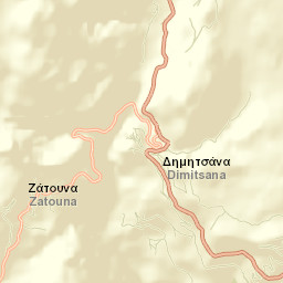 Dimitsána Street Map