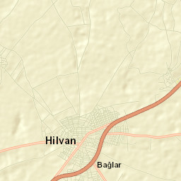 Hilvan Street Map