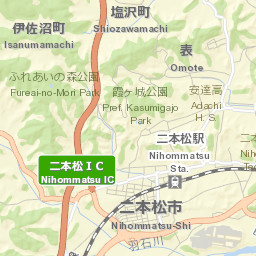 Nihommatsu Street Map