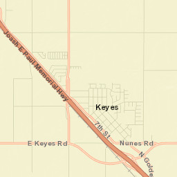 Keyes Street Map
