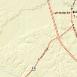 Hodgenville Street Map