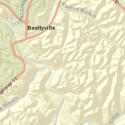 Beattyville Street Map