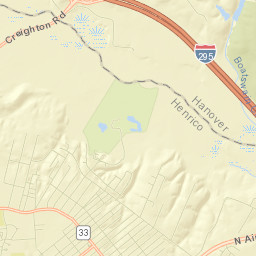 Highland Springs Street Map