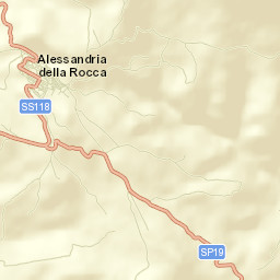 Alessandria della Rocca Street Map