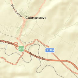 Catenanuova Street Map