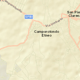 Camporotondo Etneo Street Map