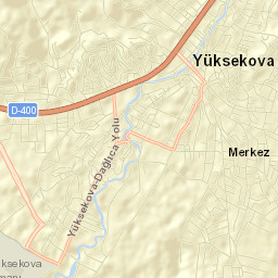 Yüksekova Street Map