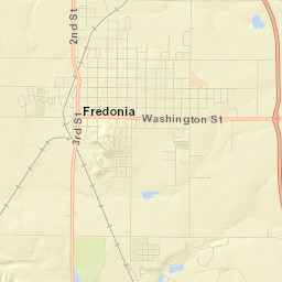 Fredonia Street Map