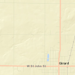 Girard Street Map