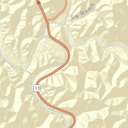 Breathitt County Street Map