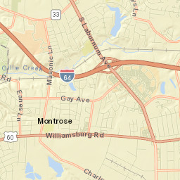 Montrose Street Map