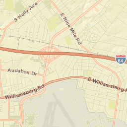Sandston Street Map
