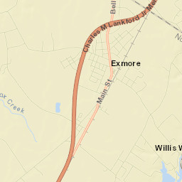 Exmore Street Map