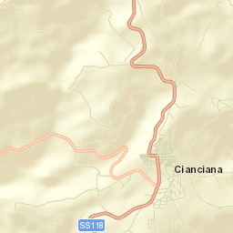 Cianciana Street Map