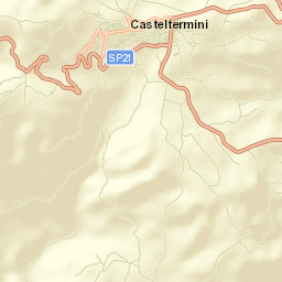 Casteltermini Street Map