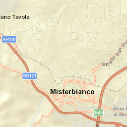 Belvedere-Piano Tavola Street Map