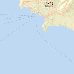 Tínos Street Map