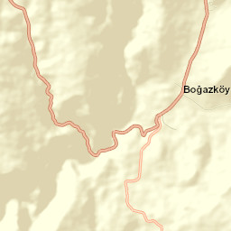 Sütçüler İlçesi Street Map