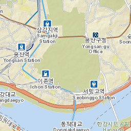 Yongsan-gu Street Map