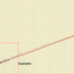 Sublette Street Map