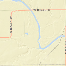 18470-19998 West 111th St S Clearwater KS Street Map