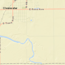 Clearwater Street Map