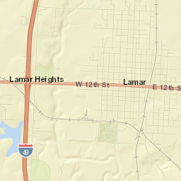 Lamar Street Map
